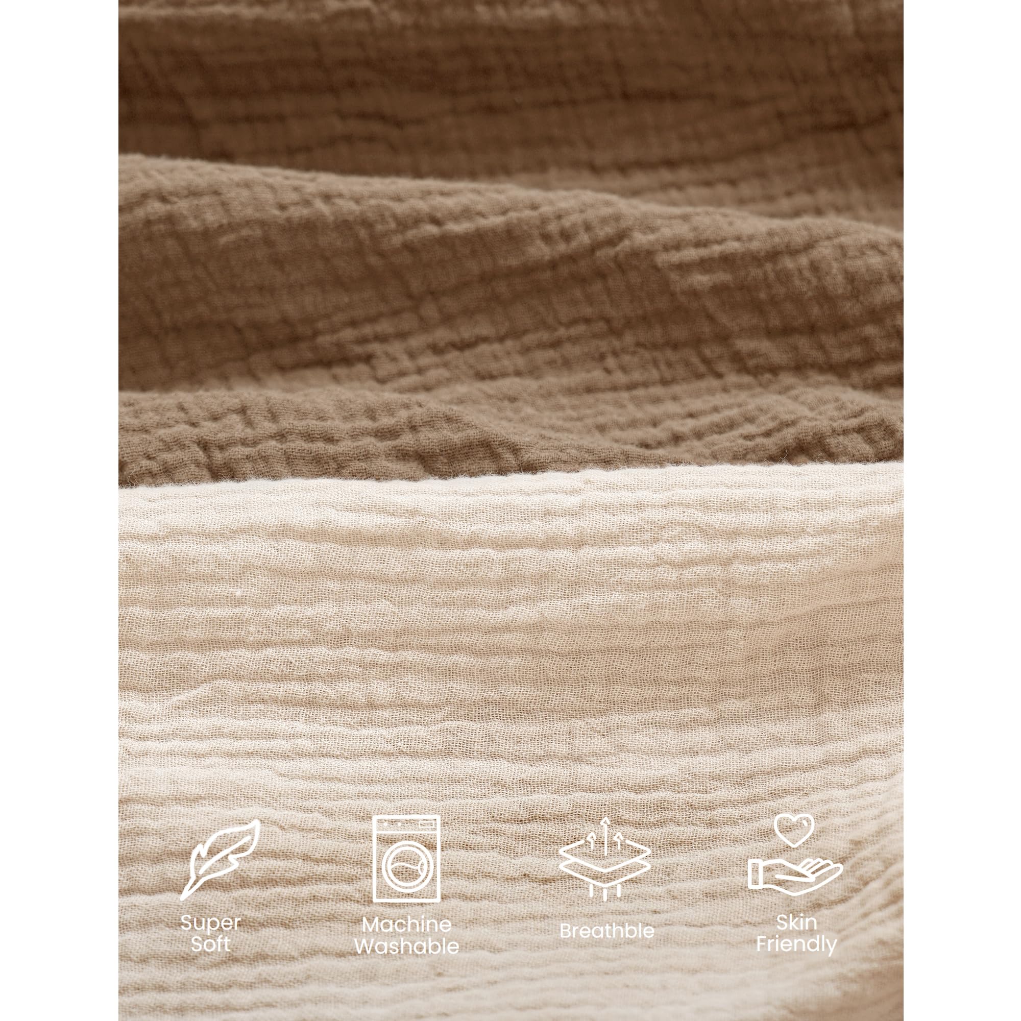 Konssy soft cotton crib sheets breathable for restful sleep