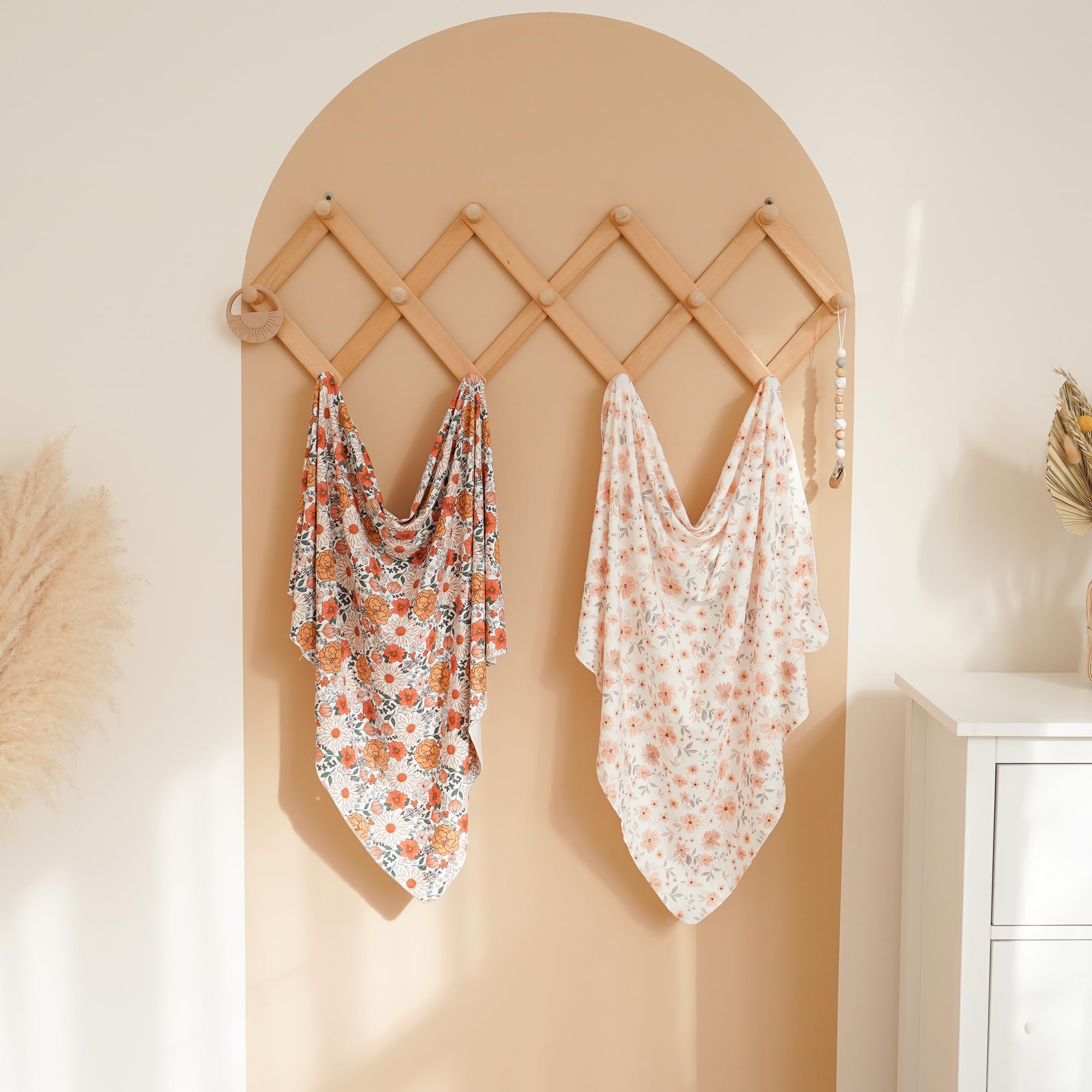 Konssy baby cover on stroller or car ride offers gentle shade and privacy.