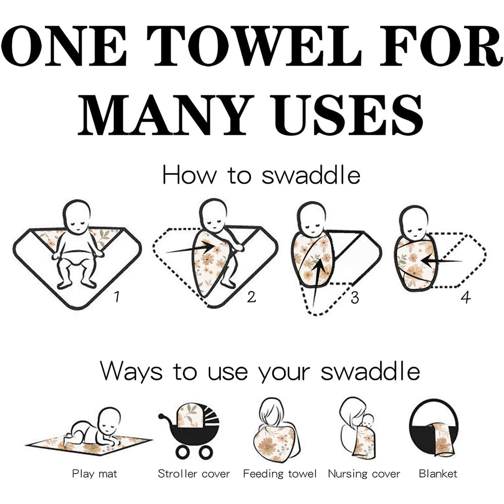 Konssy muslin swaddle machine-washable fabric maintaining color and softness after wash.