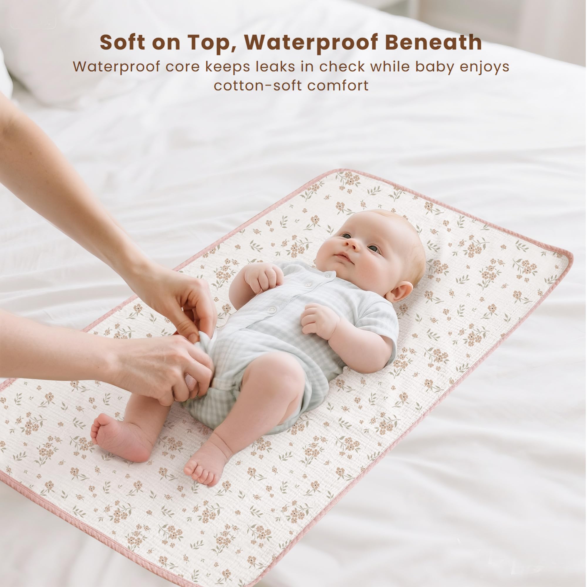 Konssy terry backing keeps pad non-slip for stability.