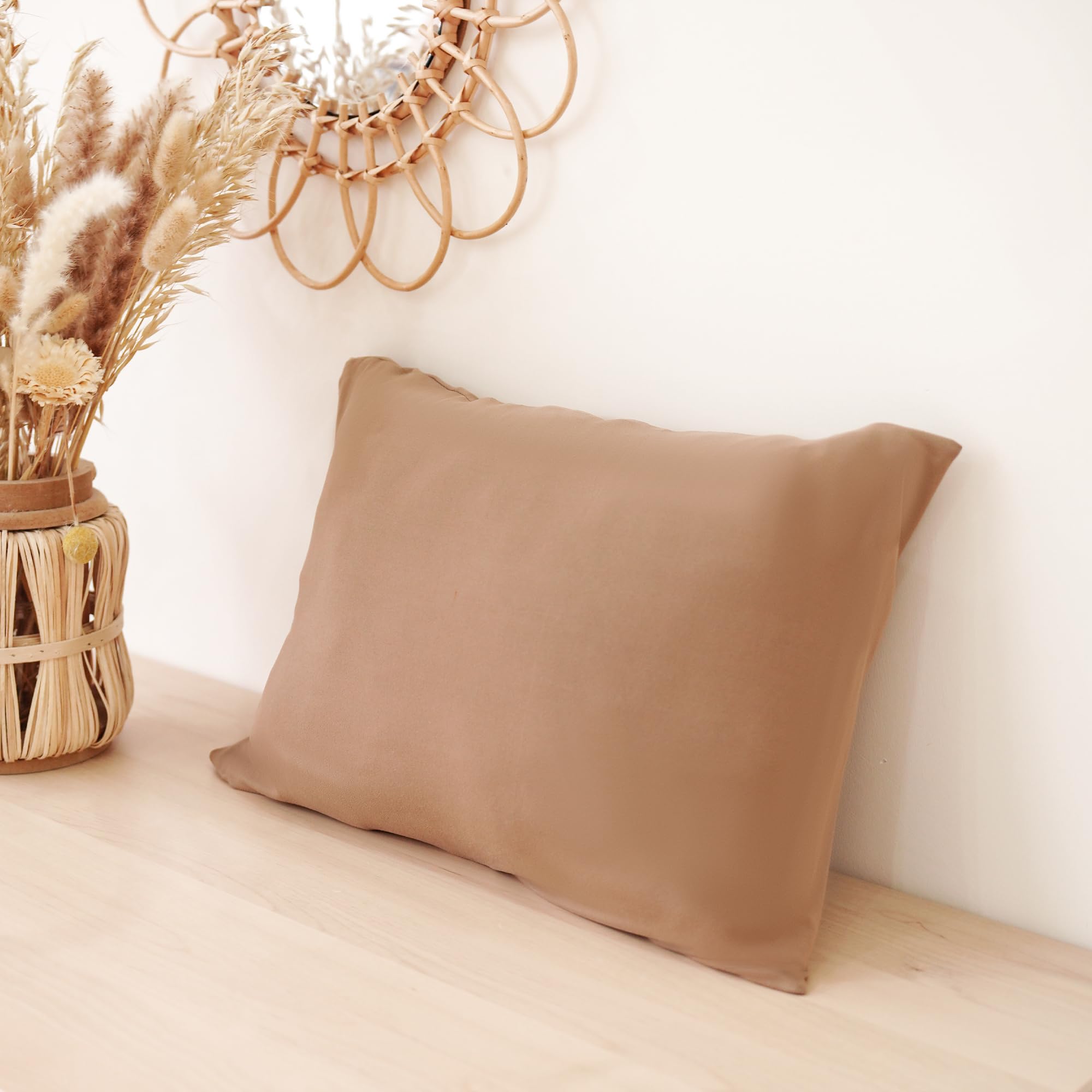Konssy two-pack toddler pillowcase shown together for convenient home and travel use
