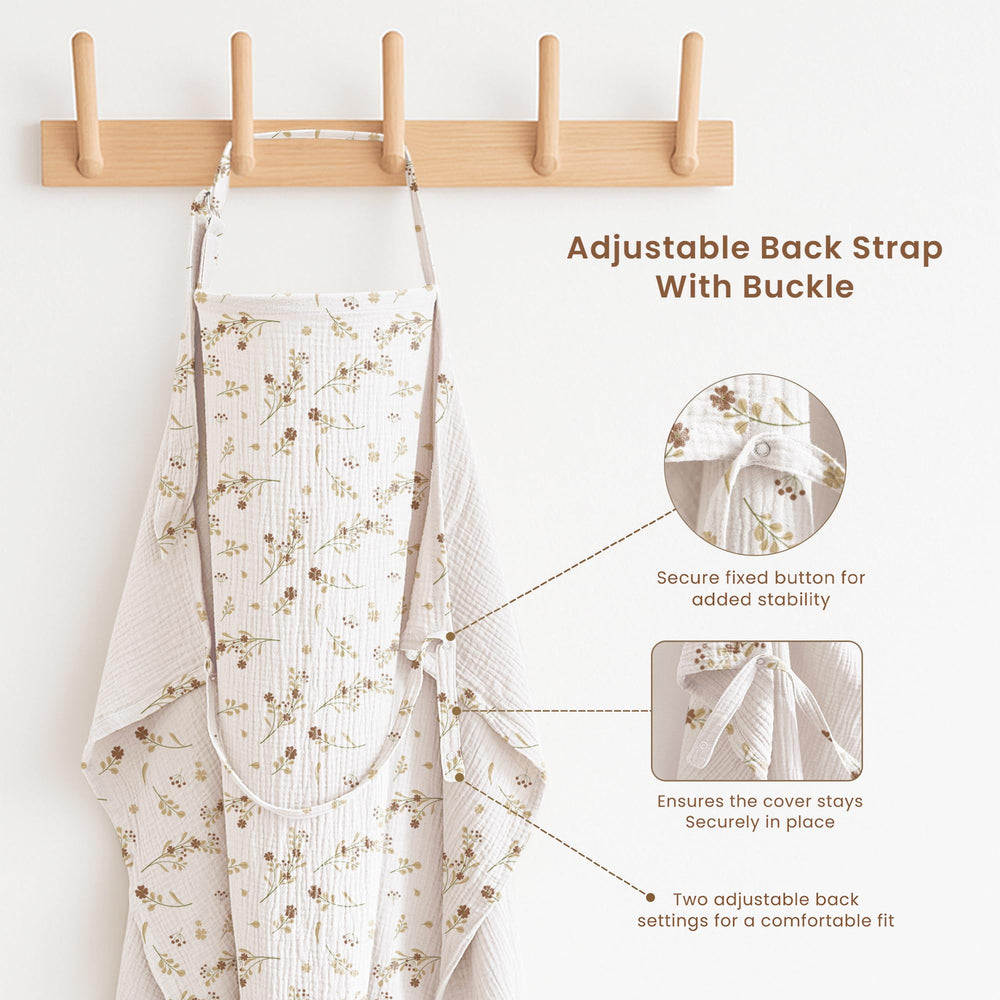 Konssy two-pack nursing covers in different colors for versatile styling.