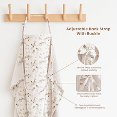 Konssy two-pack nursing covers in different colors for versatile styling.
