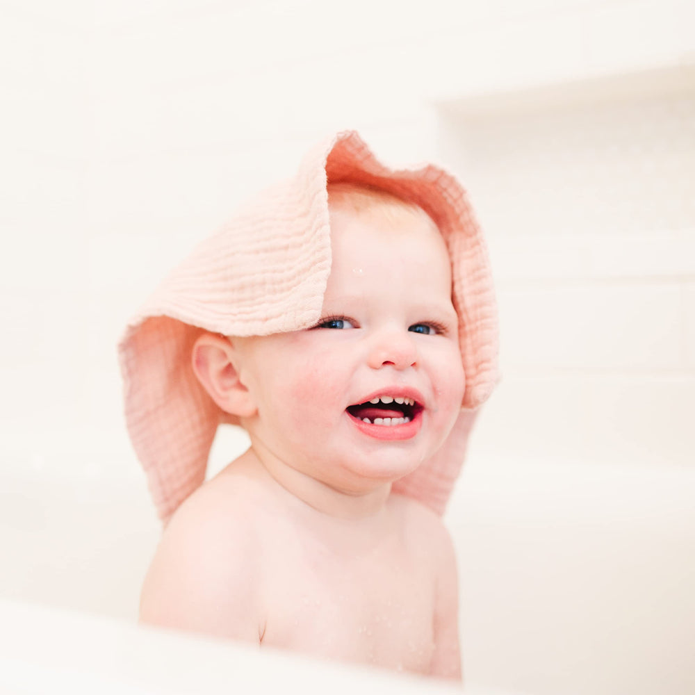 Konssy washcloth versatile for burp clothe and nursing cover use