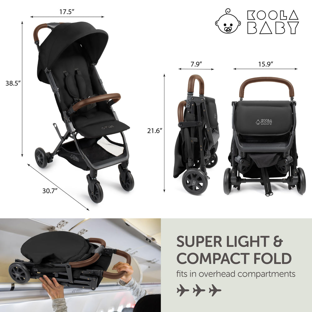 KOOLABABY lightweight travel stroller canopy shade for sunny days