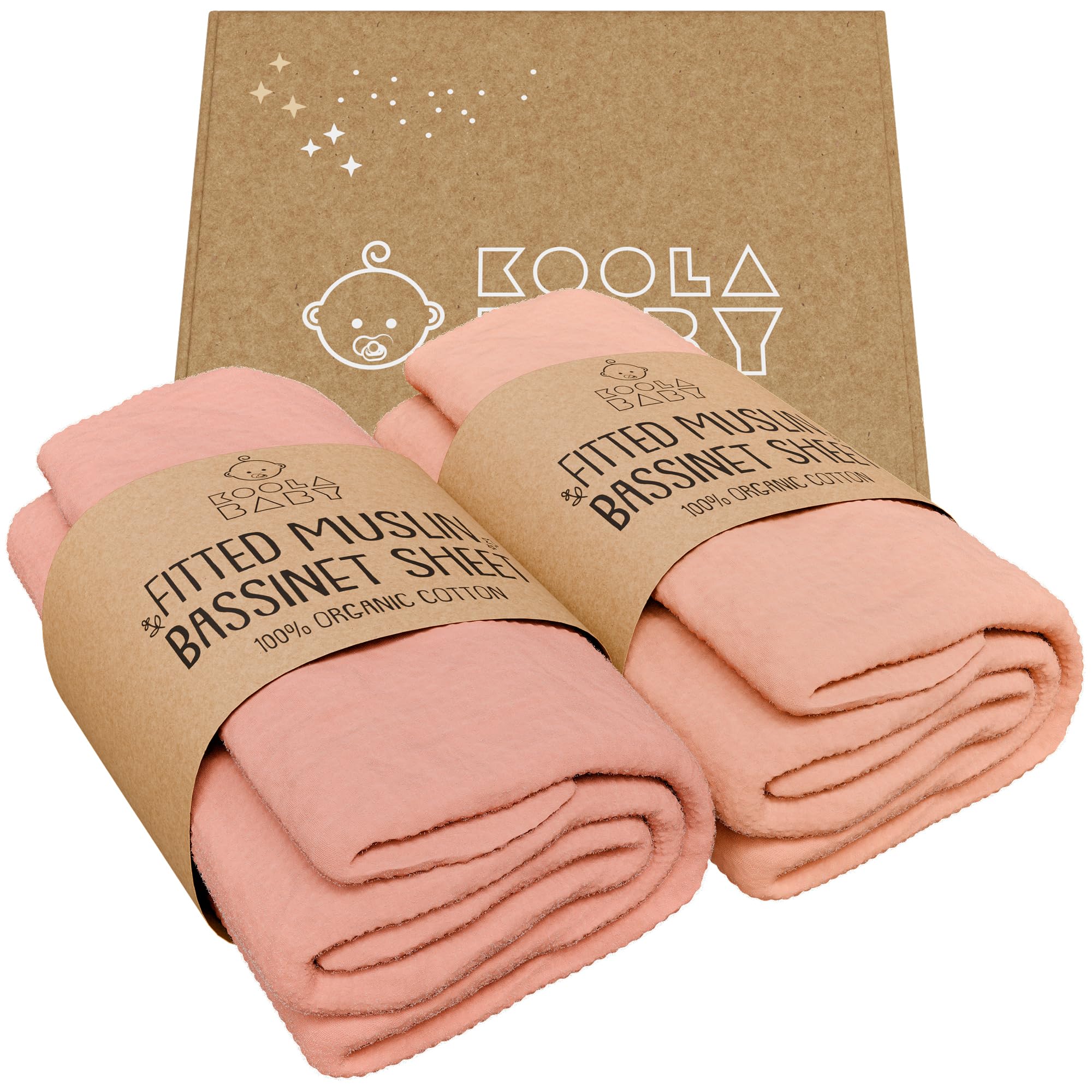 KoolerThings bassinet sheet 2-pack value ensures fresh sheets for busy evenings