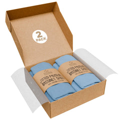 KoolerThings bassinet sheet organic muslin fabric offers soft, breathable sleep.