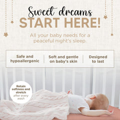 KoolerThings bassinet sheet snug-fit Baby Joy for secure, comfortable sleeps