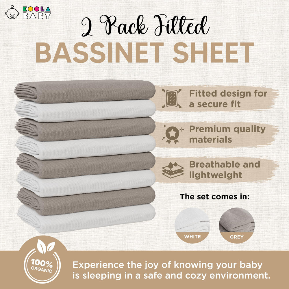 KoolerThings bassinet sheets organic cotton skin-friendly texture for baby