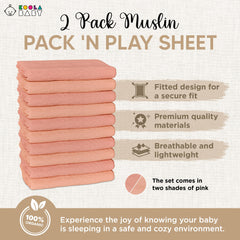 KoolerThings pack-and-play sheets fit-most demonstrates snug fit for secure baby sleep