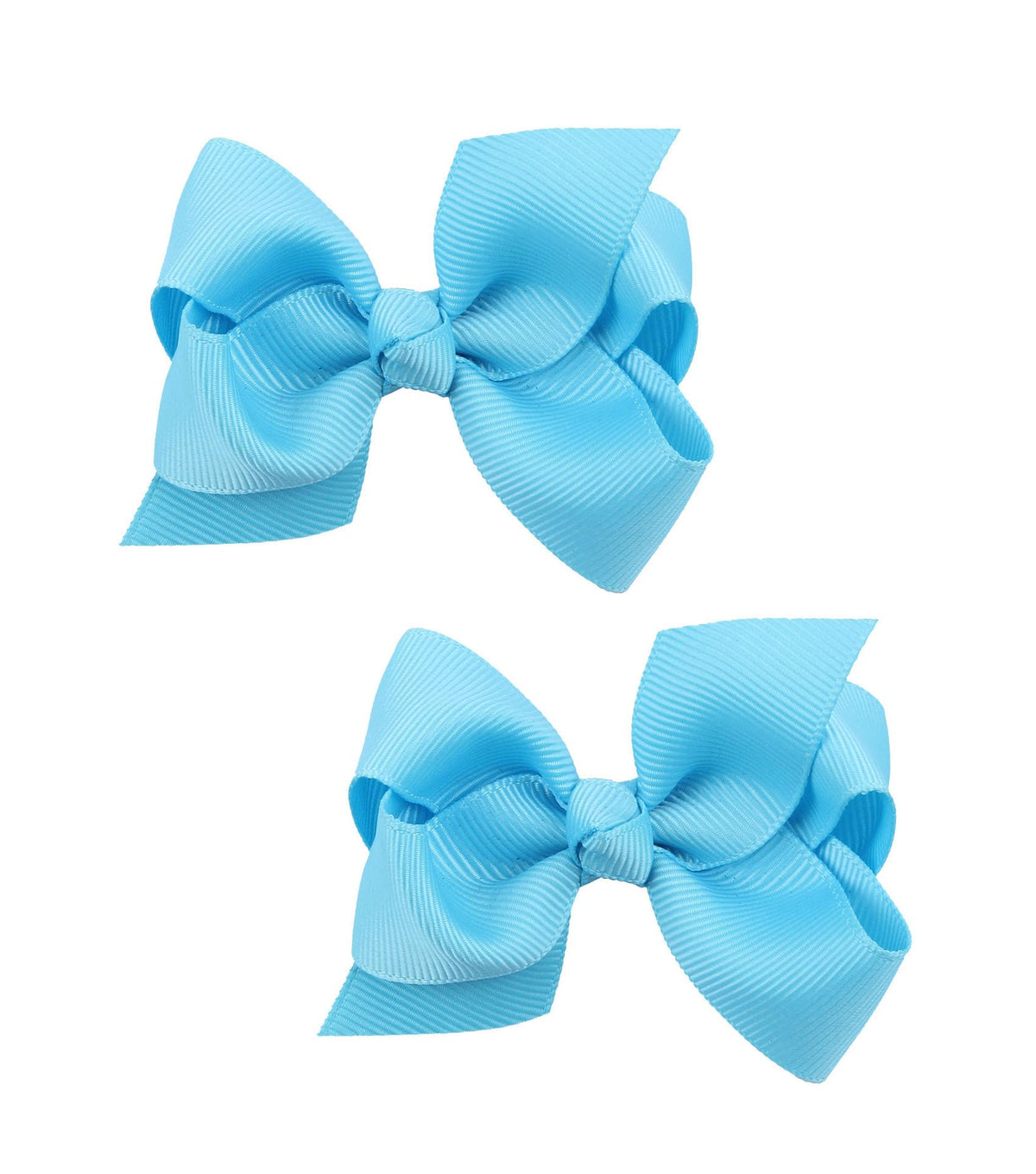 Koolgil baby girl's blue bow-knot hair clip—secure hold for fine hair during photos