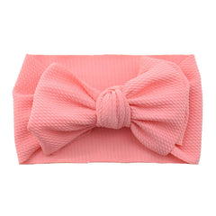 Koolgil baby girl coral 8-inch bow headband, ideal for photos and everyday wear