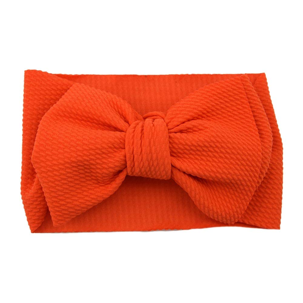 Koolgil baby girl headband close-up in orange, ideal for photos and parties.