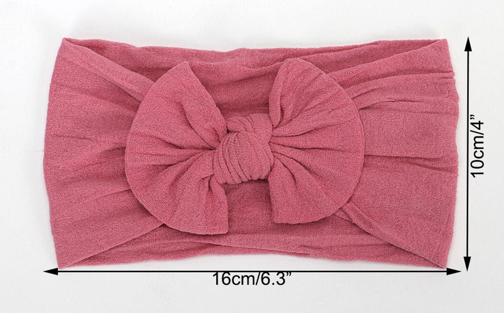 Koolgil Baby Headband mint-green side view demonstrates gentle stretch