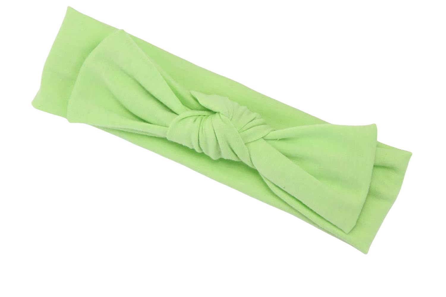 Koolgil newborn headband on a baby; breathable fabric ideal for photos and daily wear.