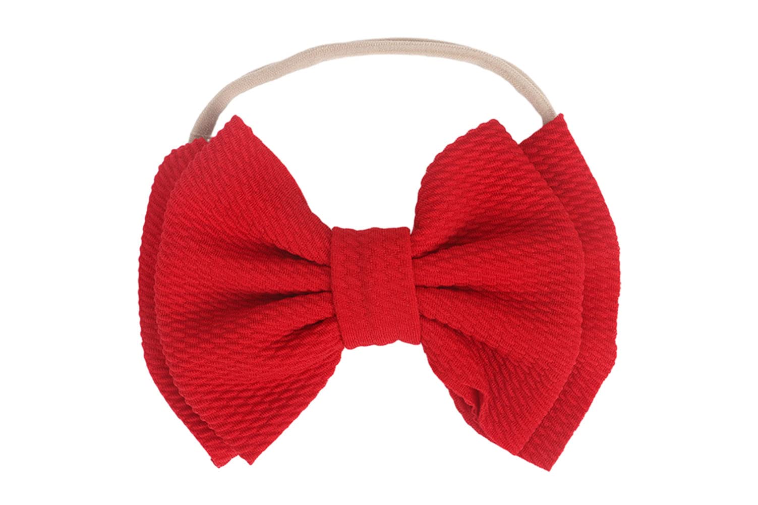 Koolgil baby headband with soft double bow for adorable portraits.