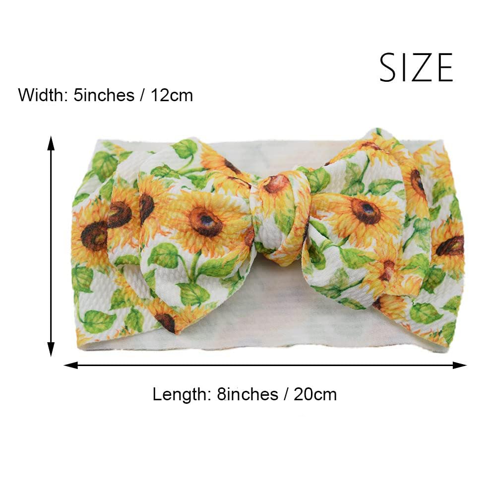 Koolgil bowknot headband shown unfolded and adjustable to fit.