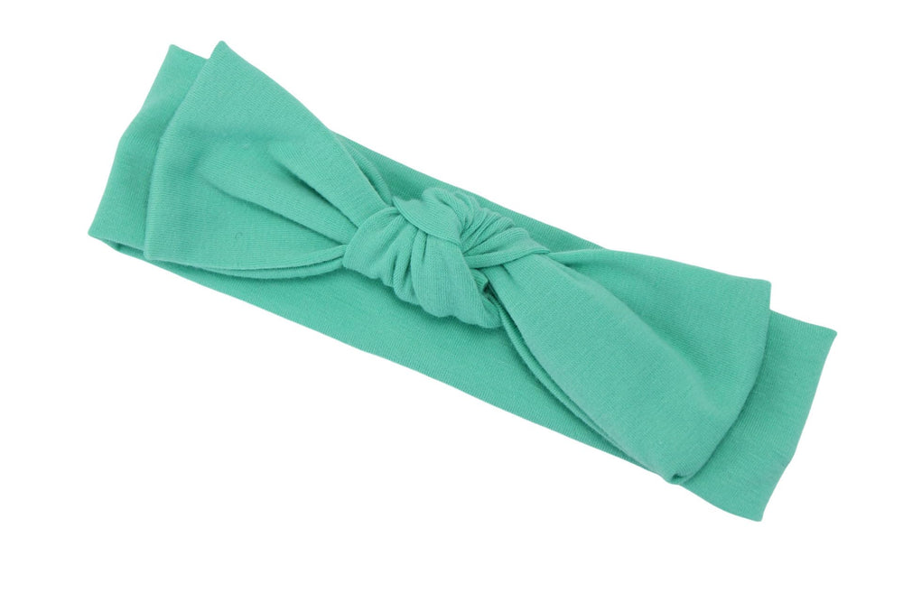 Koolgil bowknot headband turquoise on baby offers cute accessory for photos