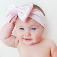 Koolgil bowknot velvet headband 7in full view, ideal for party photography