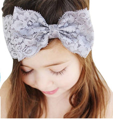 Koolgil Rhinestone Pearl Lace Headband closeup highlights sparkling detail for special occasions.