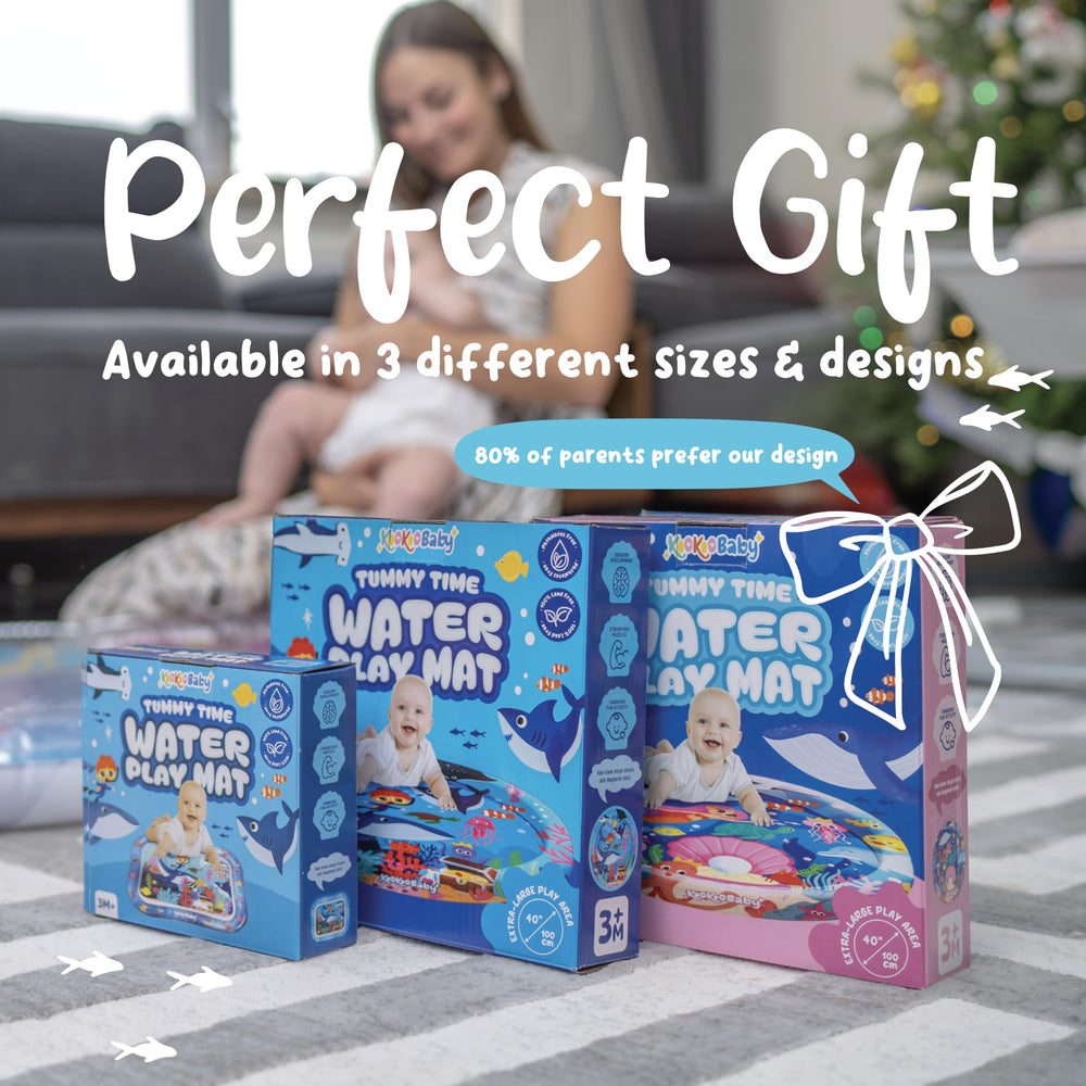 KooKooBaby safety-certified mat uses safe PVC for worry-free water play.
