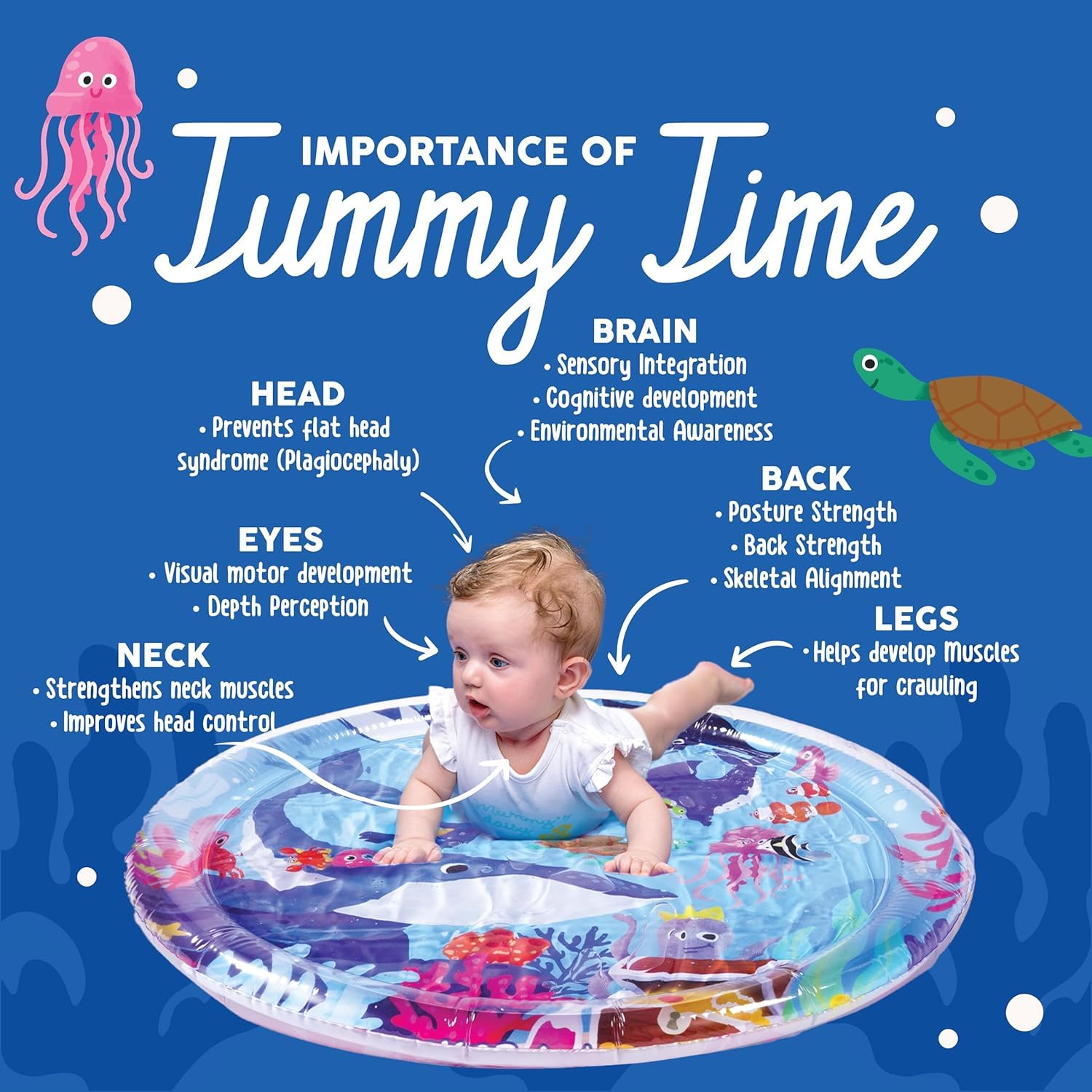 KooKooBaby thick PVC construction emphasizes durability against punctures during playtime.