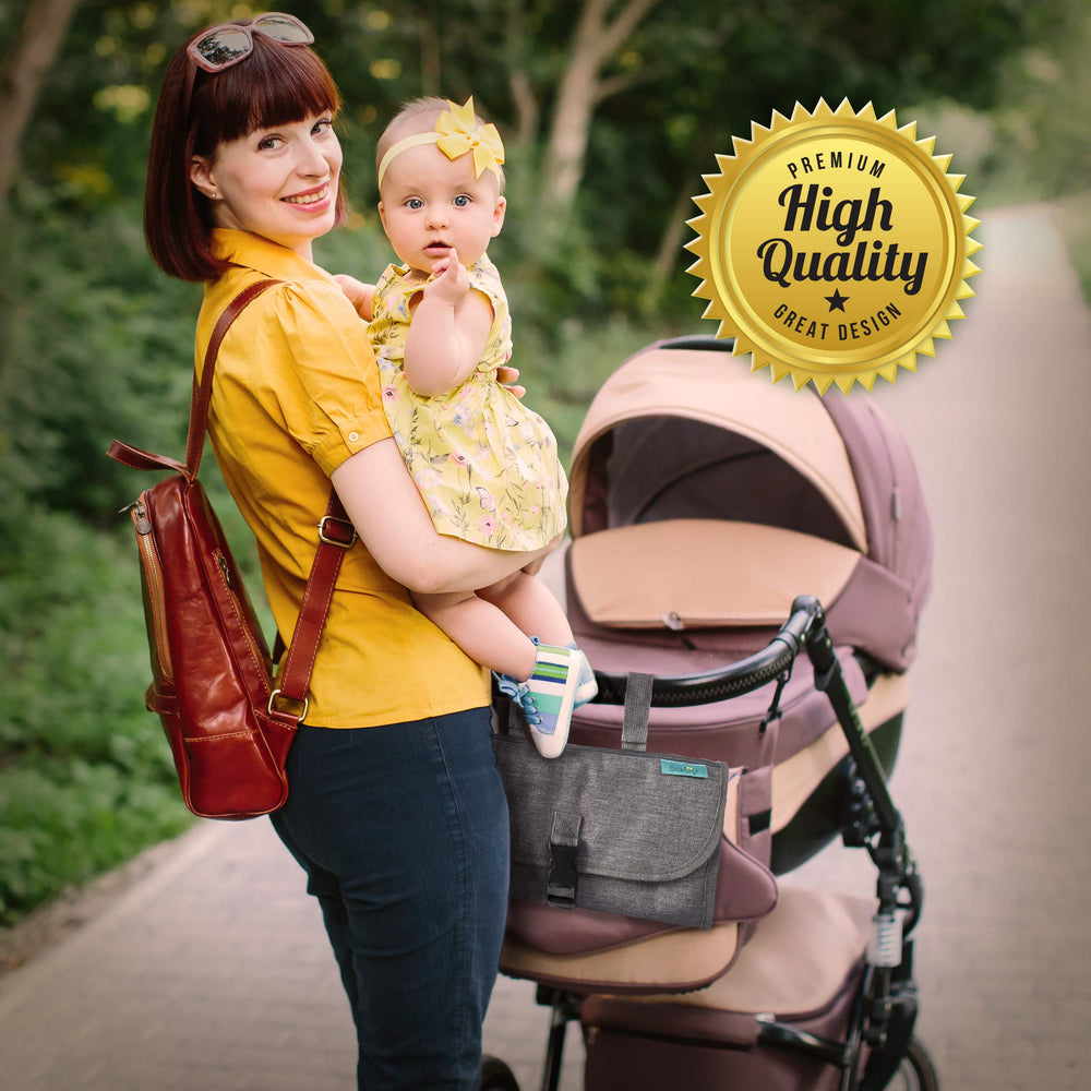 Kopi Baby detachable storage expands or simplifies the unit when needed