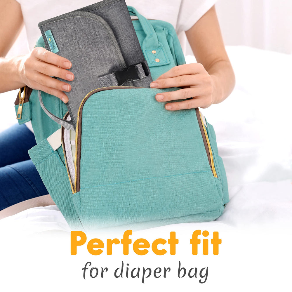 Kopi Baby portable changing pad travel bag compact design for light packing.