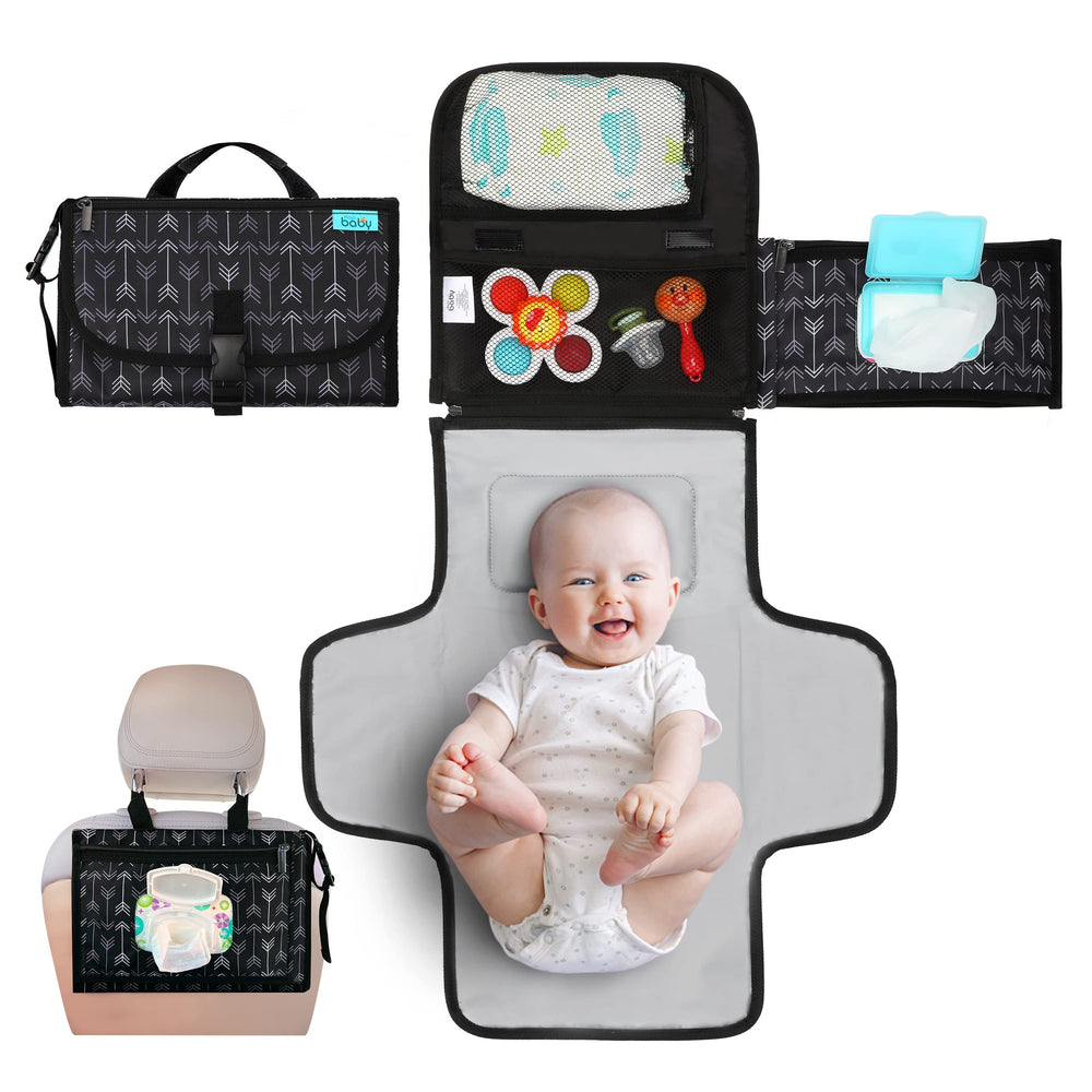 Kopi Baby portable diaper changing pad folded for compact travel comfort.