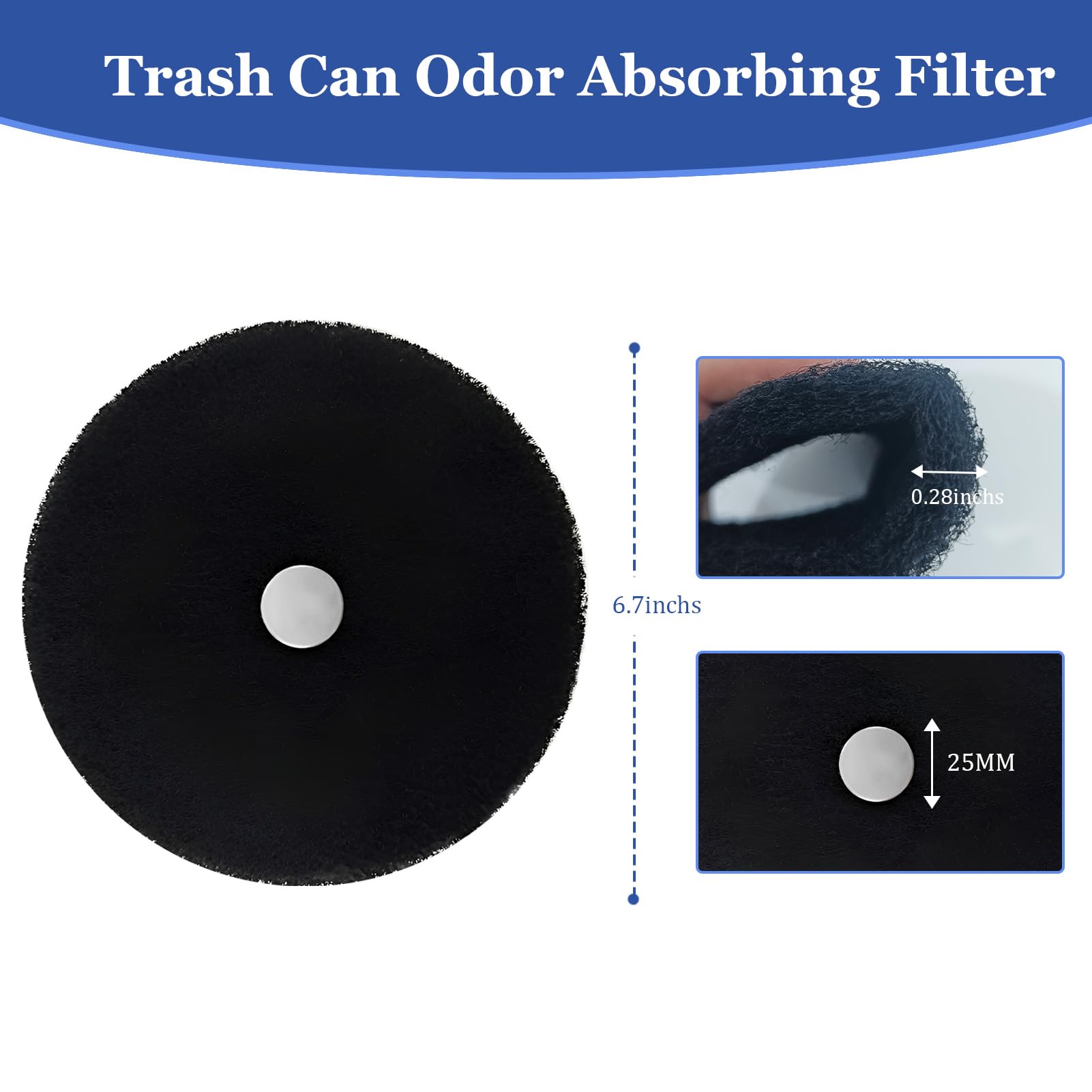Kopuncare universal fit attached to a metal trash can for versatile use
