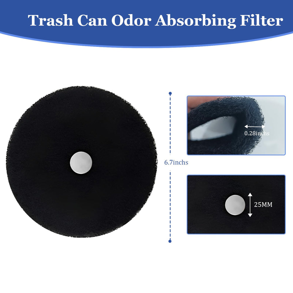 Kopuncare universal fit attached to a metal trash can for versatile use