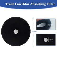 Kopuncare universal fit attached to a metal trash can for versatile use