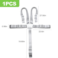 KornaDoz harness buckle security with positive click for reliable daily use.