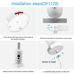 Koroao clip mounts easily to crib or furniture for flexible setup.