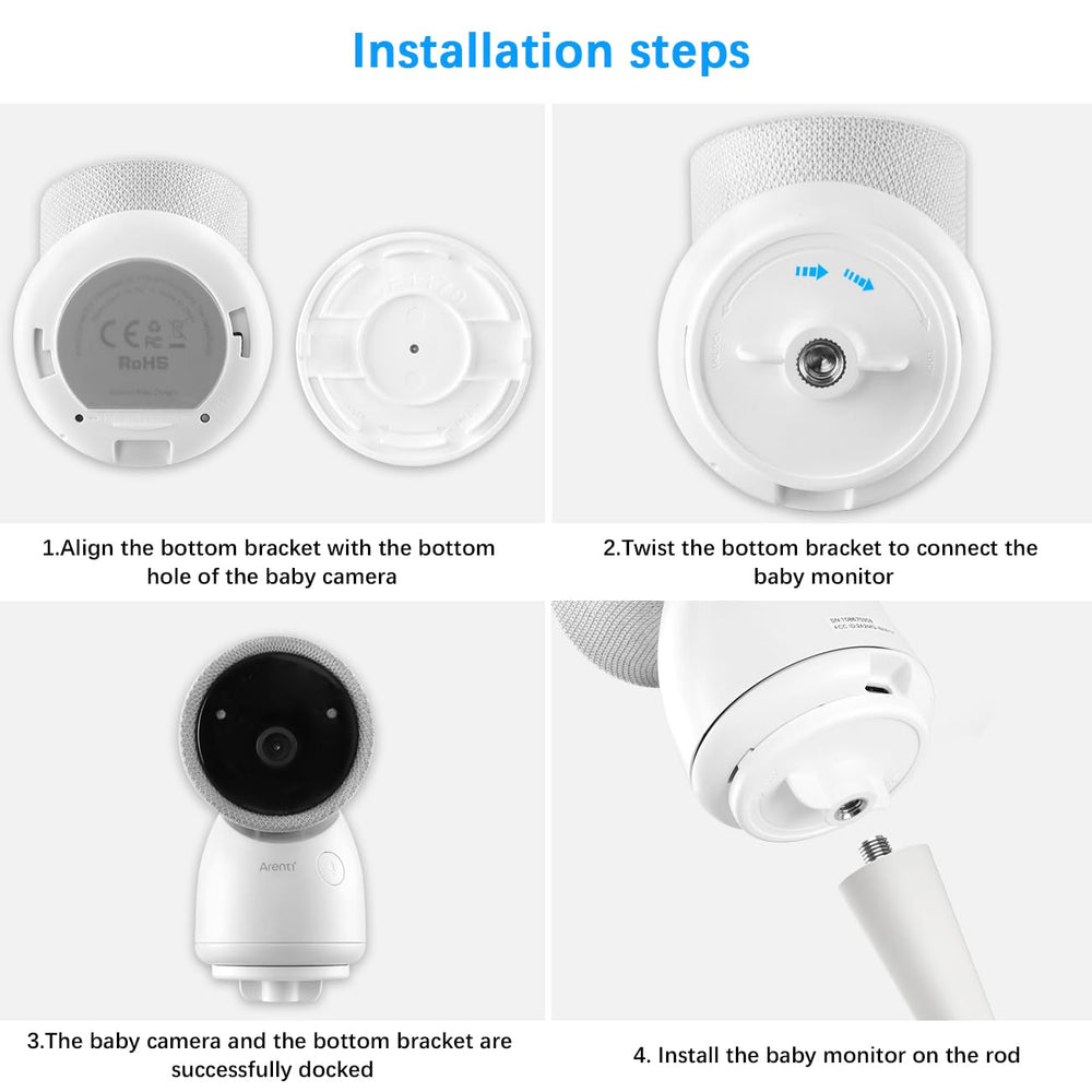 Koroao Flexible Twist Mount shows reinforced ABS and silicone for durable, stable hold.