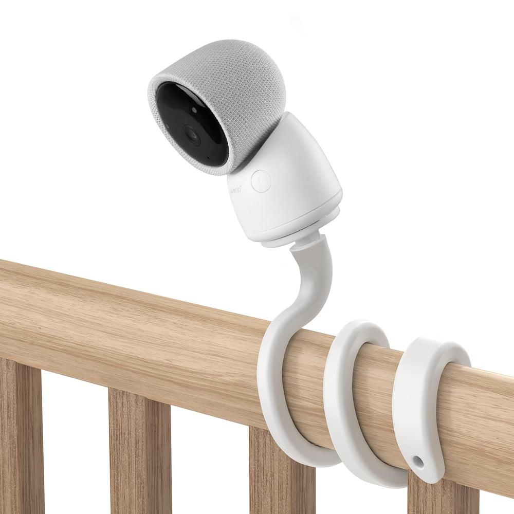 Koroao Flexible Twist Mount near cradle aids nighttime monitoring and peace of mind.