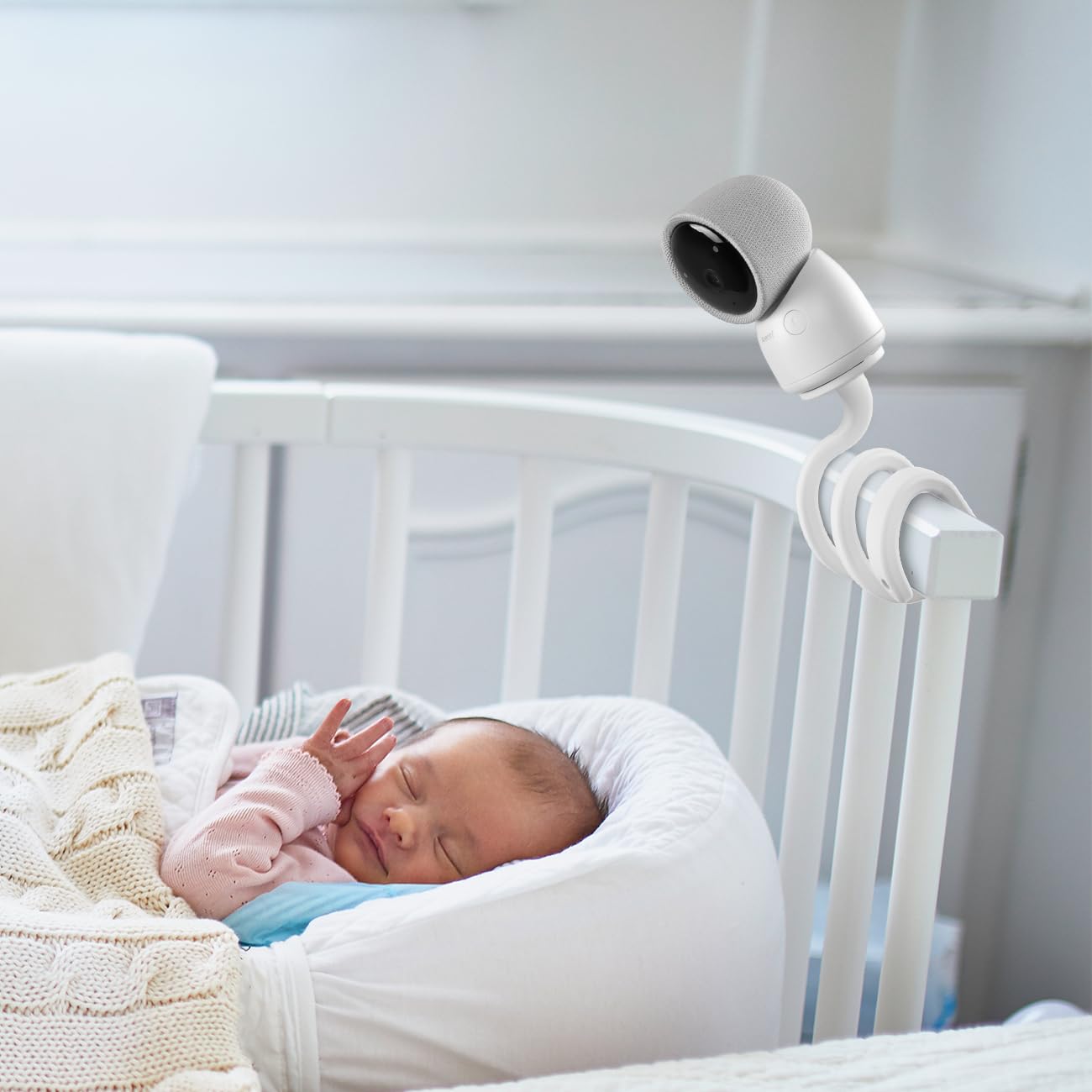 Koroao Flexible Twist Mount secures monitor without wall damage.
