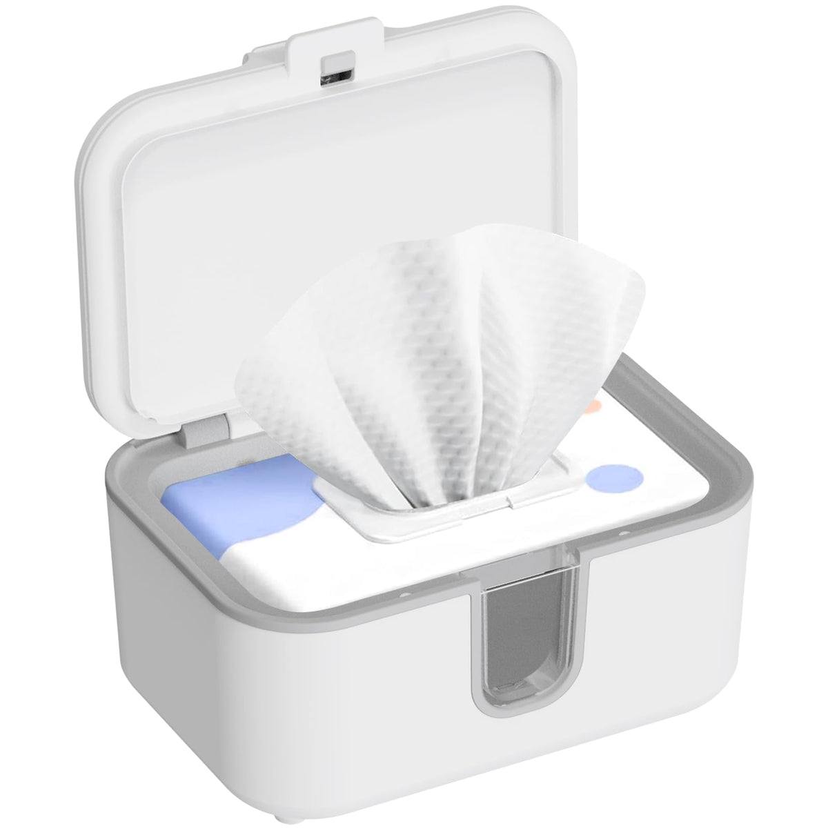 KOSTTE Baby Wipes Warmer front view shows large capacity and even heating for quick diaper changes