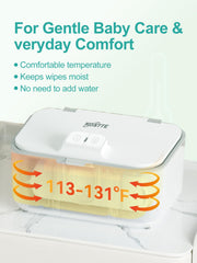 KOSTTE Baby Wipes Warmer night light provides gentle glow during nighttime changes