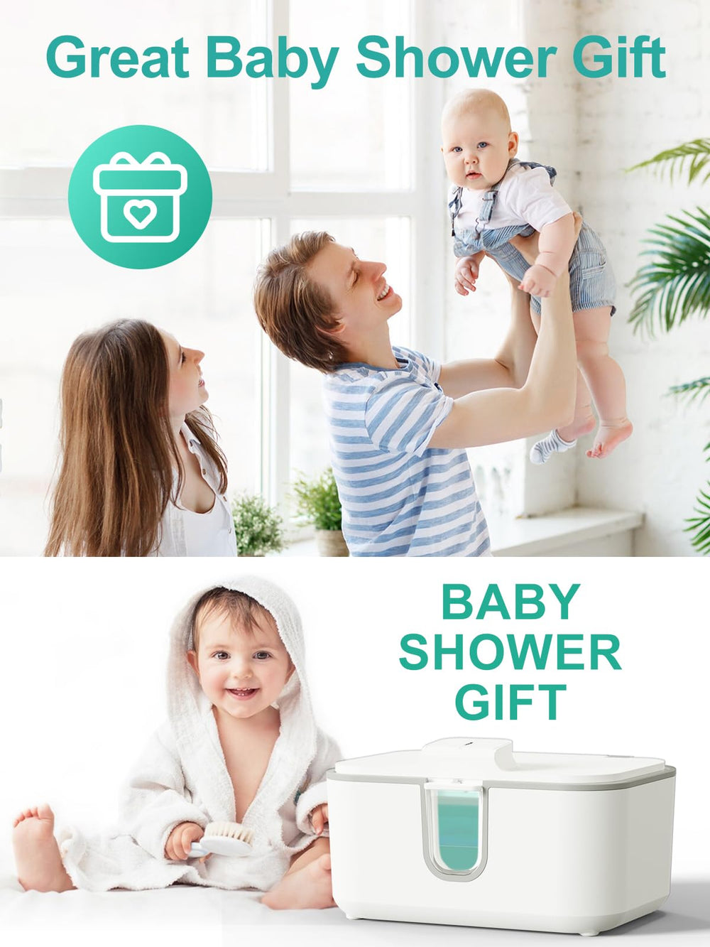 KOSTTE Baby Wipes Warmer travel-friendly design for on-the-go use