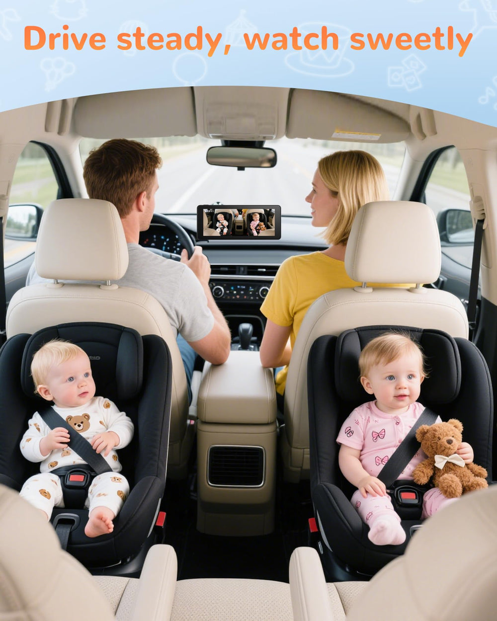 KOUENOM easy-install design fits most vehicles in minutes.