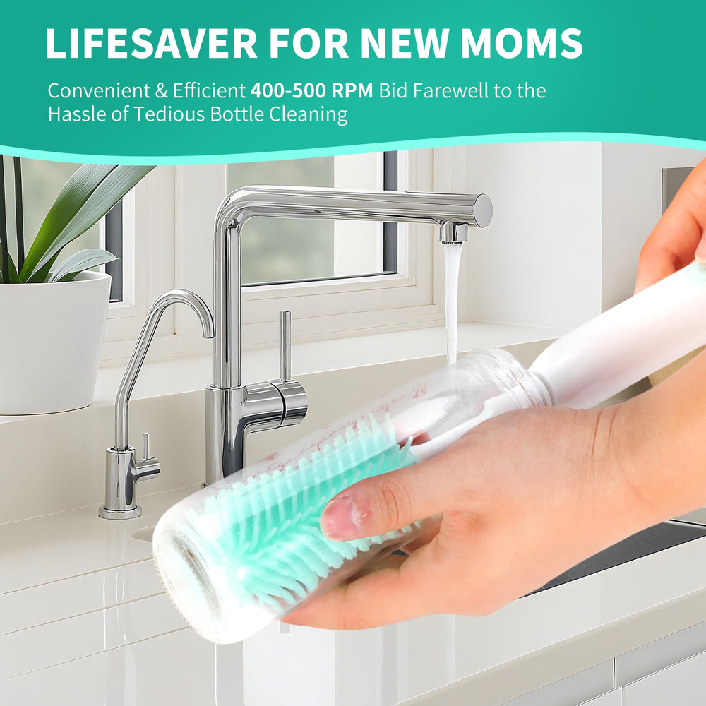 Koumolar soap dispenser (25ml) provides precise cleaning solution dosing.