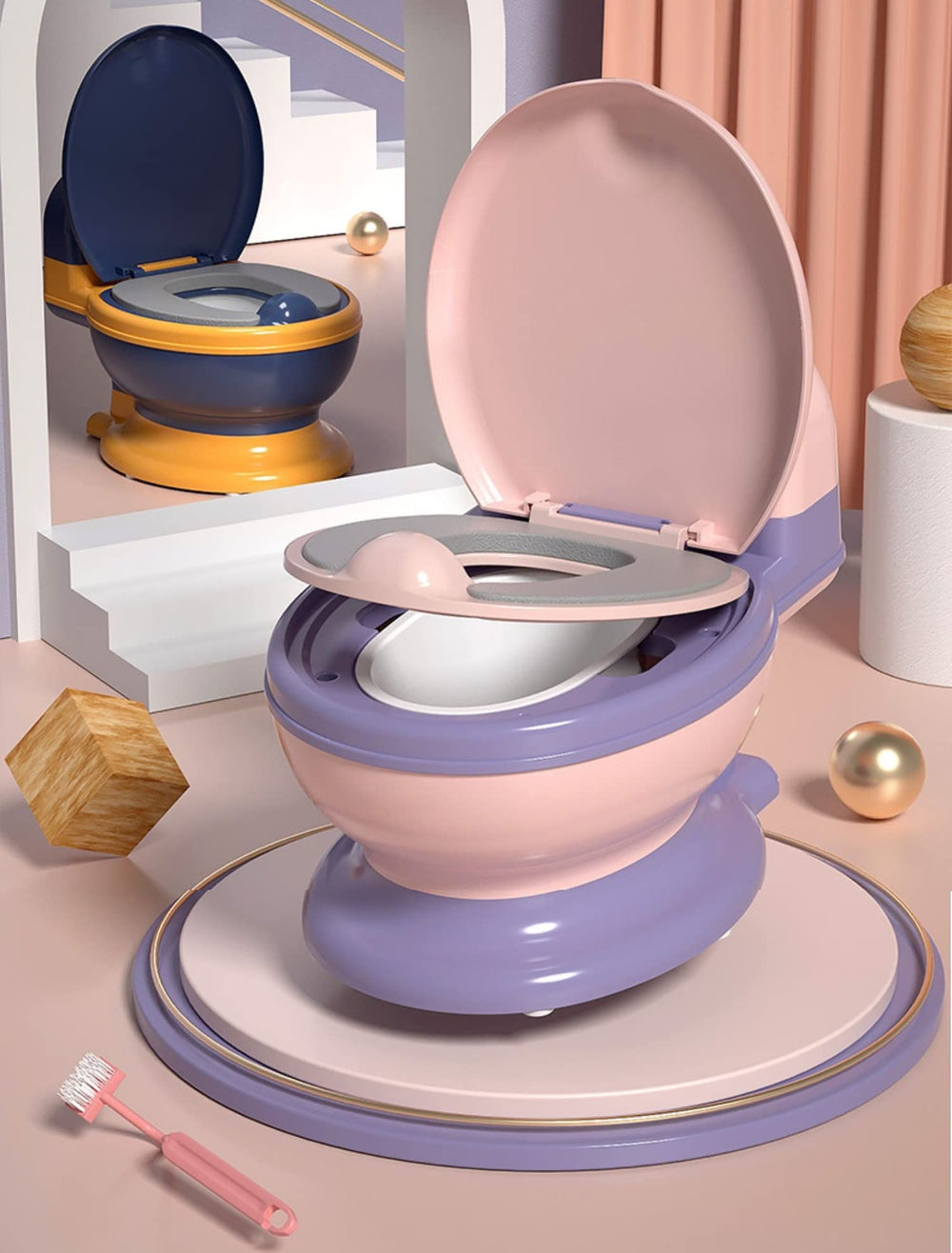 Koyosnier Potty compact size suitable for travel or small spaces