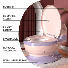 Koyosnier Potty with PU soft seat for toddler comfort