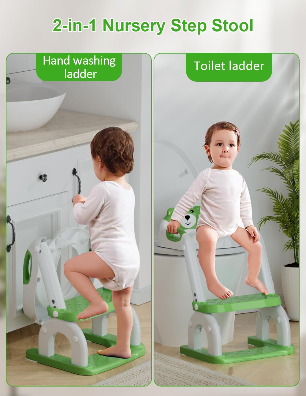 Koyosnier potty seat lightweight design for easy portability.