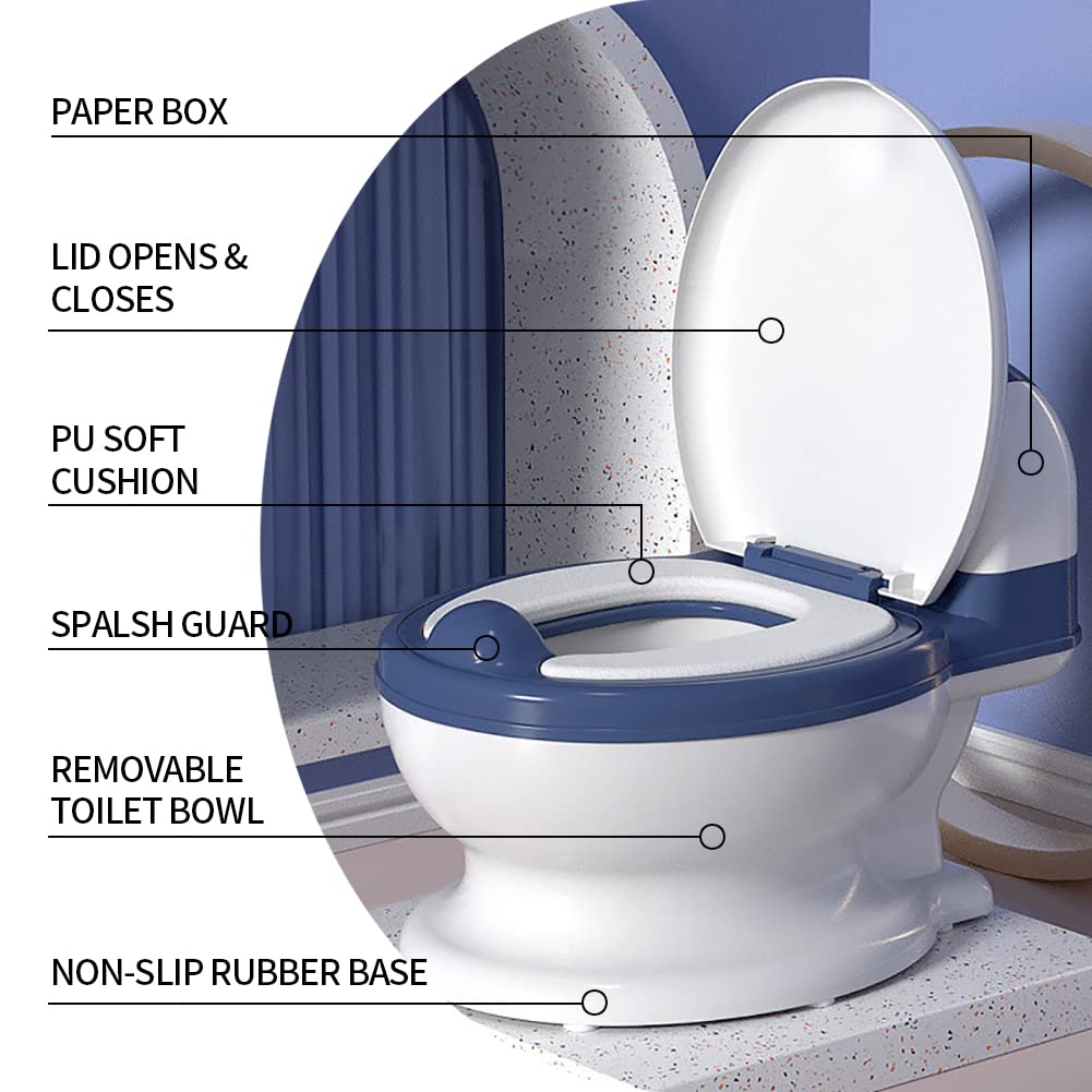 Koyosnier potty training soft seat PU provides durable comfort for long training sessions