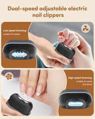 KoziHarmni built-in storage clips away nail shavings.