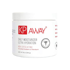 KPAWAY kids KP cream tube providing gentle daily hydration for KP-prone skin.