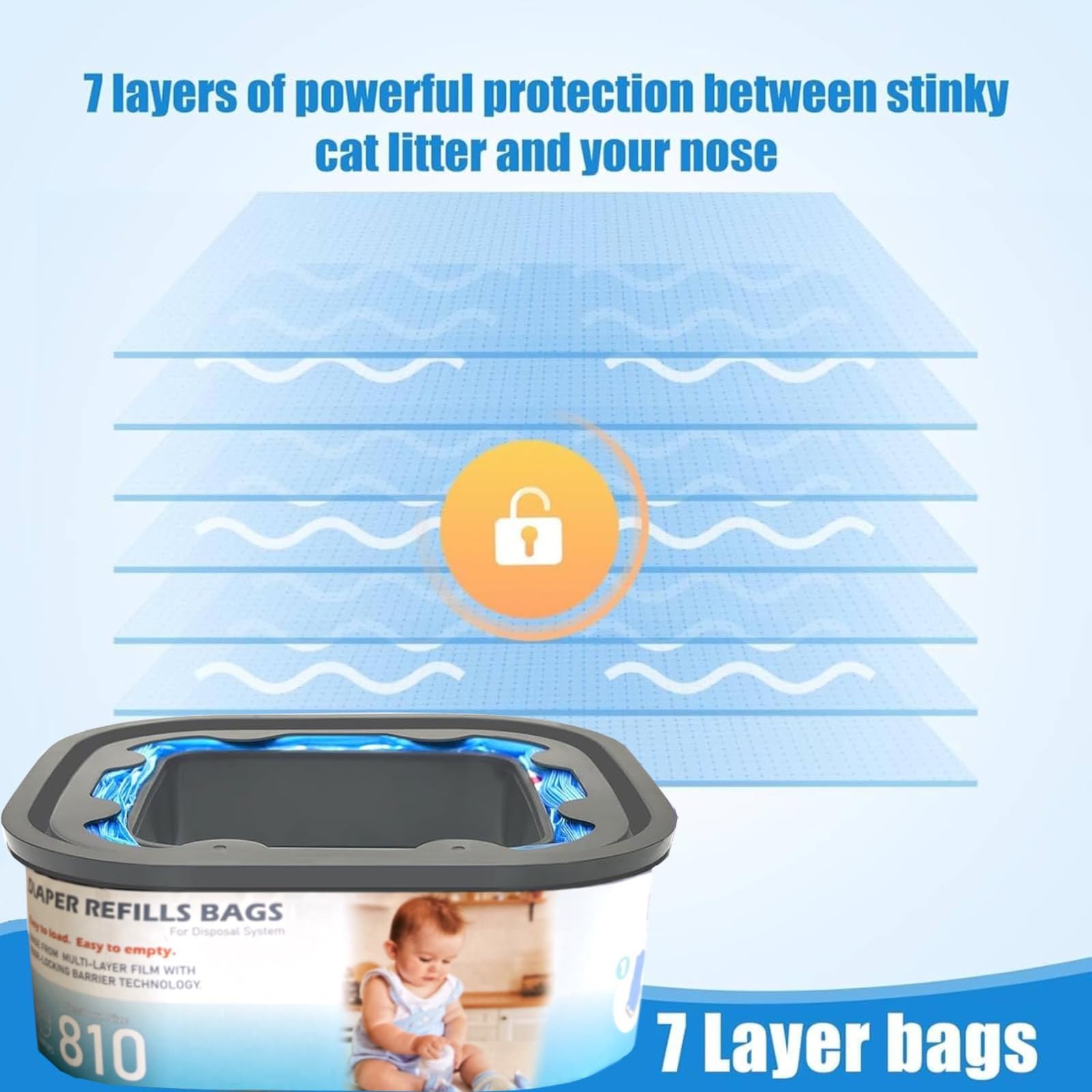 KPPTYTY four-pack refills simplify stocking and disposal setup.