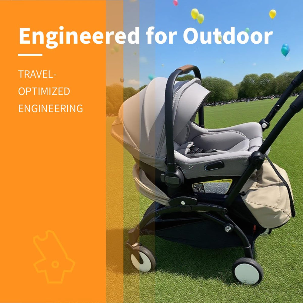 KPY car seat adapter travel-friendly design for urban parents on the move.